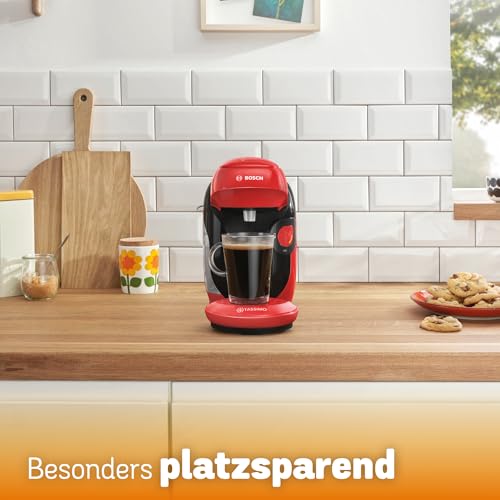 Tassimo Style TAS1103 – Kapselmaschine, über 70 Getränke, INTELLIBREW™, 1400W, Rot