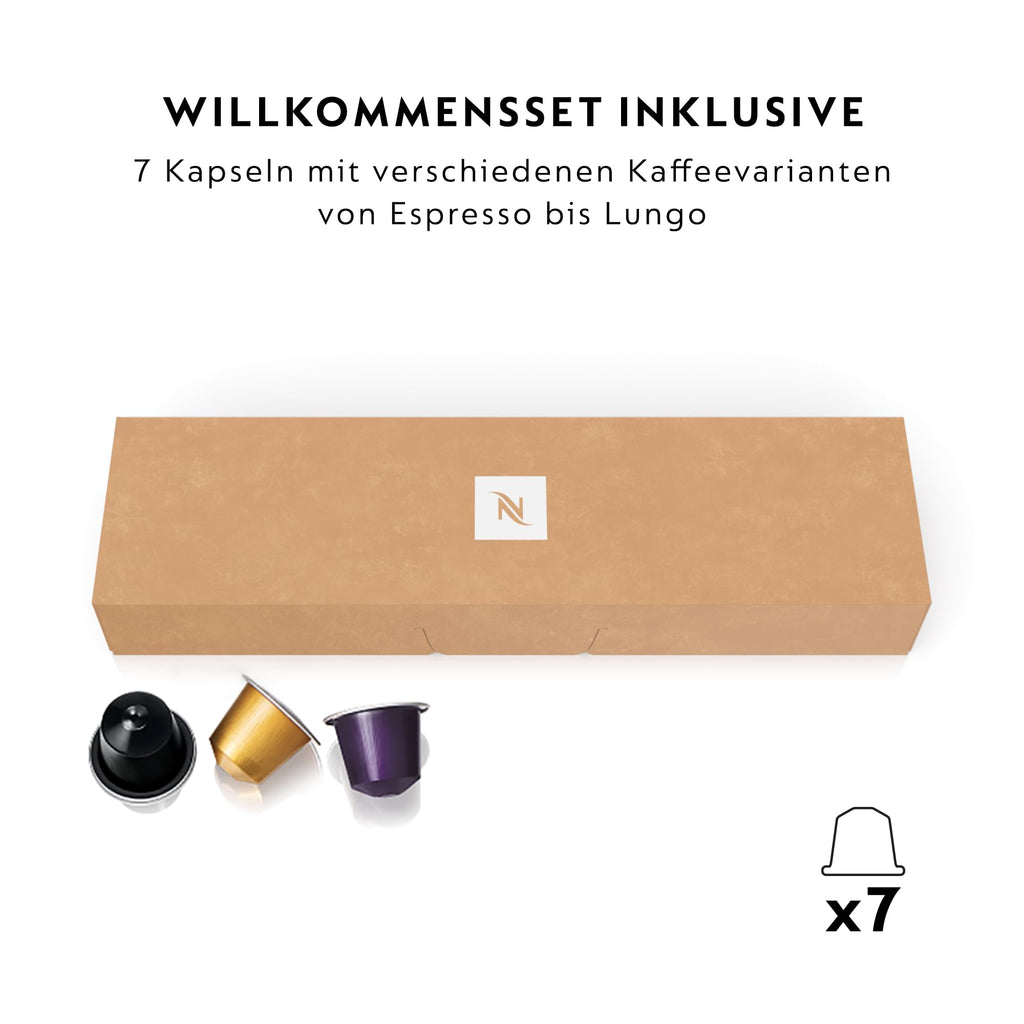 Essenza Mini XN110B – Kapselmaschine, 19 Bar, Ultrakompakt, Grau