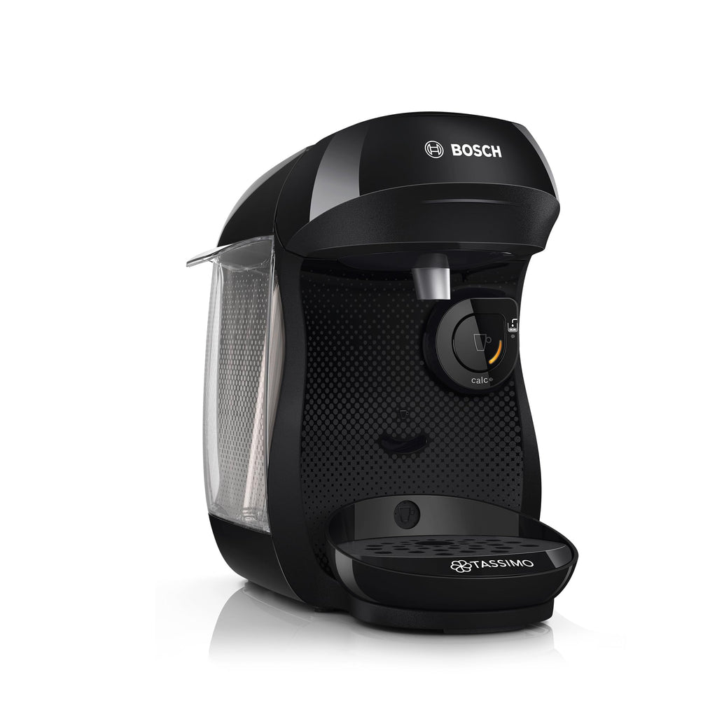 Tassimo Happy TAS1002 – Kapselmaschine, über 70 Getränke, INTELLIBREW™, 1400W, Schwarz