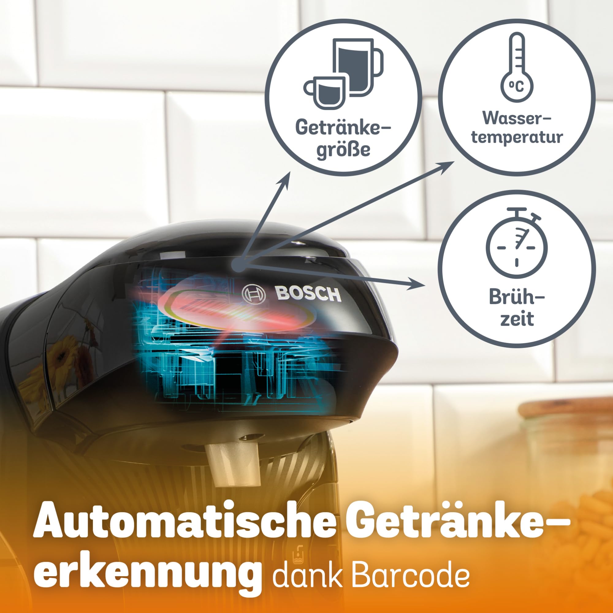 Tassimo Style TAS1102 – Kapselmaschine, über 70 Getränke, INTELLIBREW™, 1400W, Schwarz